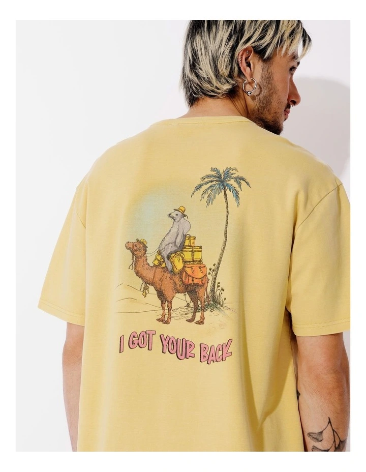 Marrakesh Print Tee in Yellow image 2