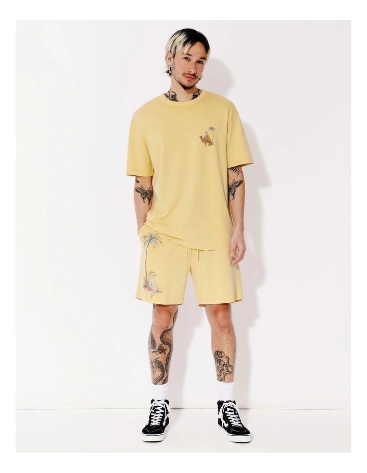 Marrakesh Print Tee in Yellow image 3