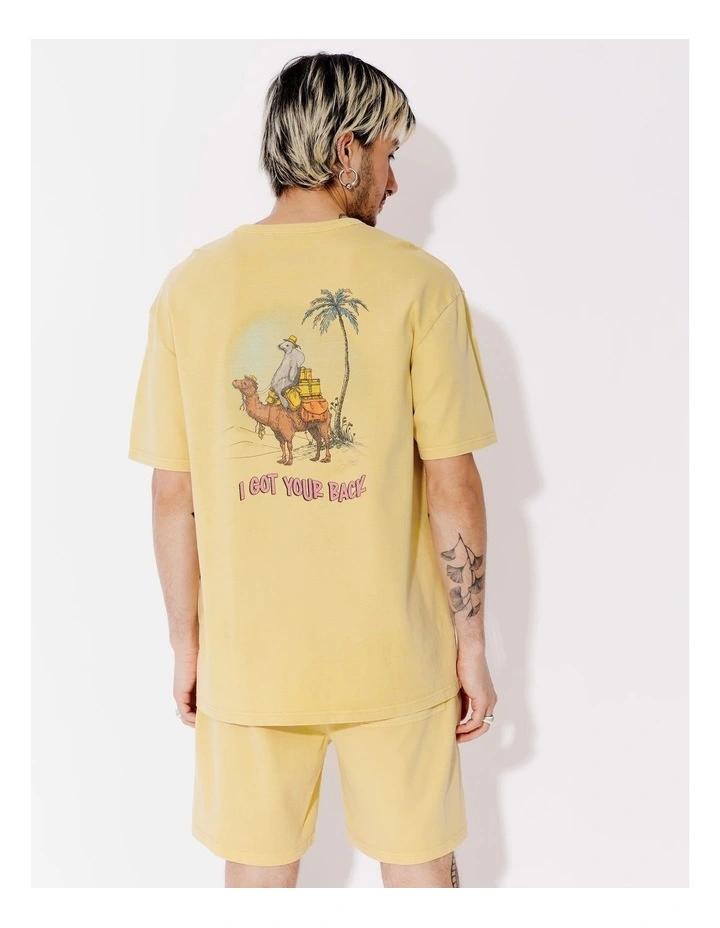 Marrakesh Print Tee in Yellow image 6