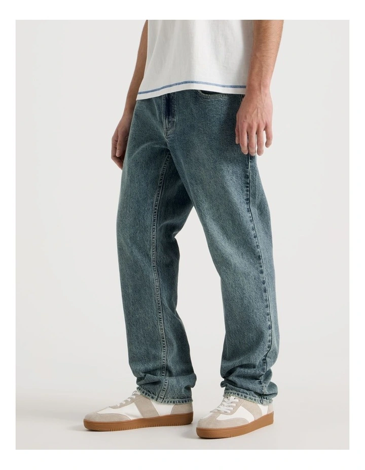 Straight Leg Vintage Jean in Denim image 2