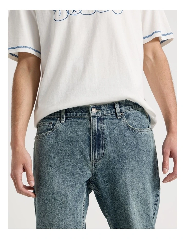 Straight Leg Vintage Jean in Denim image 5