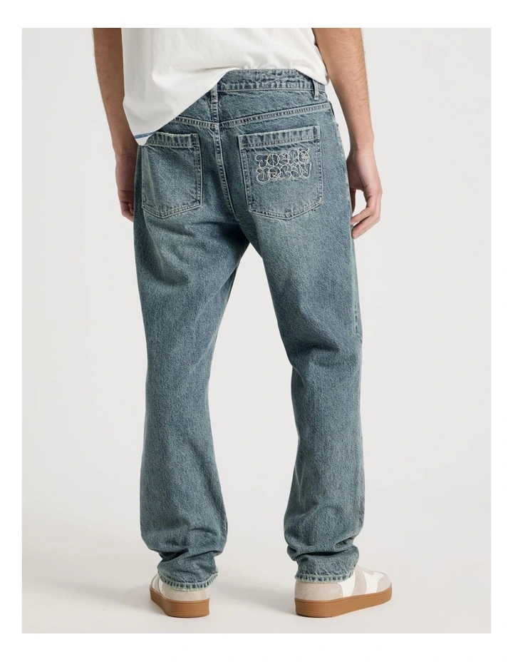 Straight Leg Vintage Jean in Denim image 6