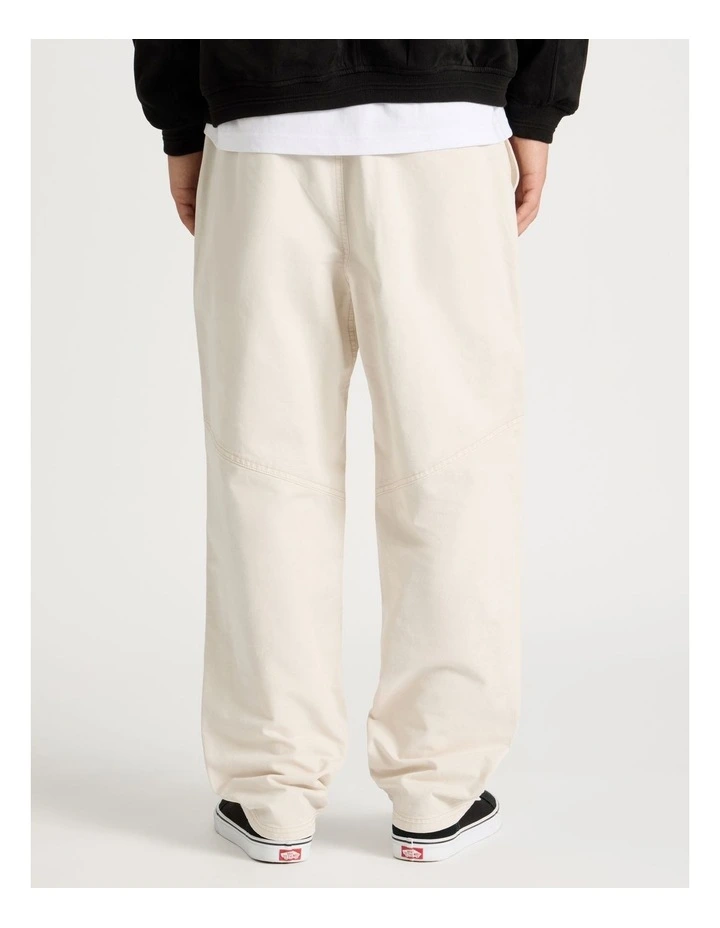 Built-In Belt Jogger Pants in Stone image 5