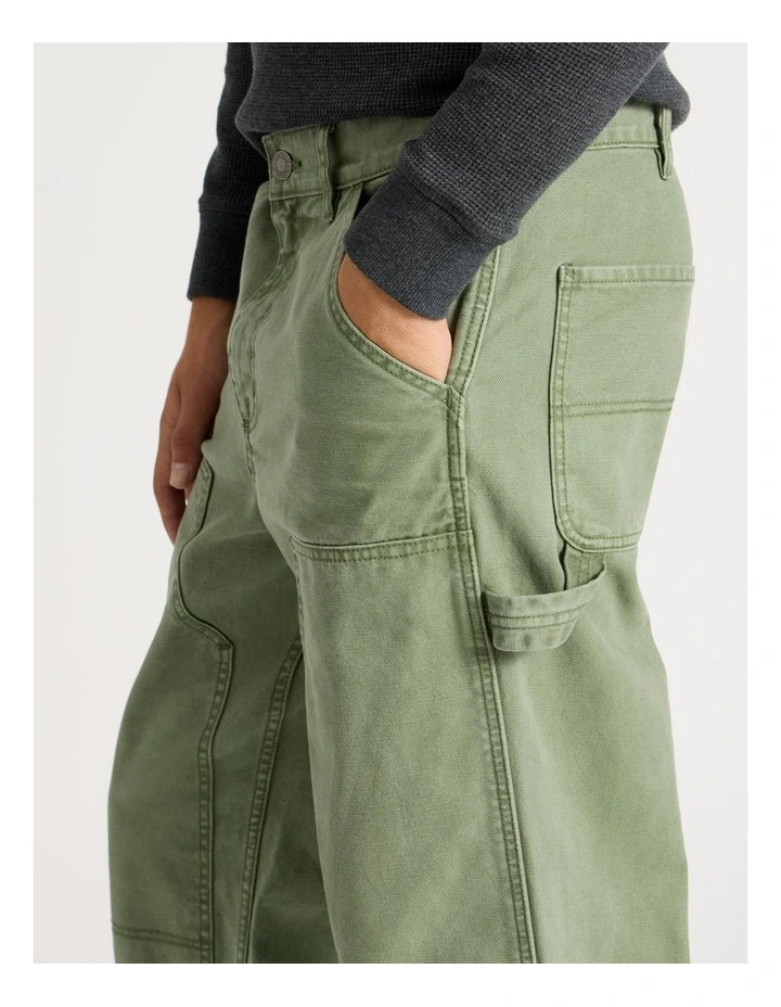 Workwear Pants in Green image 4