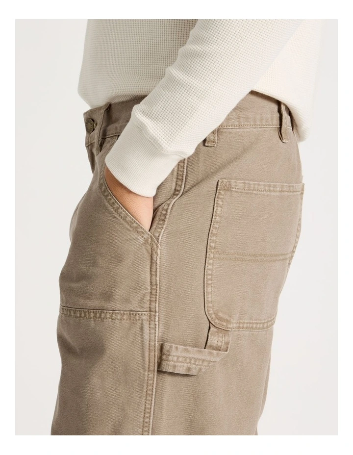 Workwear Pants in Sand image 4