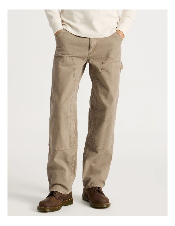 Workwear Pants in Sand image 5