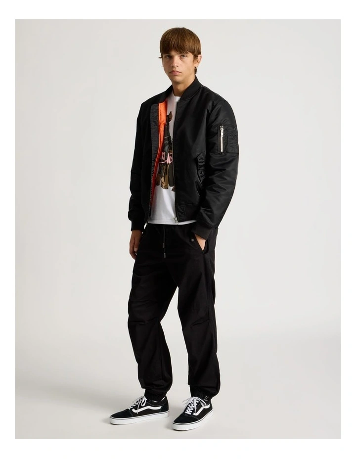 Parachute Pants in Black image 1