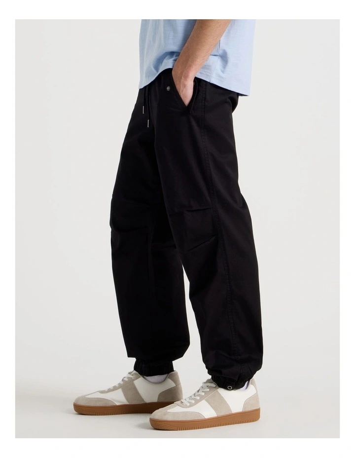 Parachute Pants in Black image 4