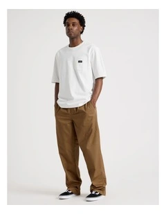 Wide Leg Lightweight Pant in Brown
