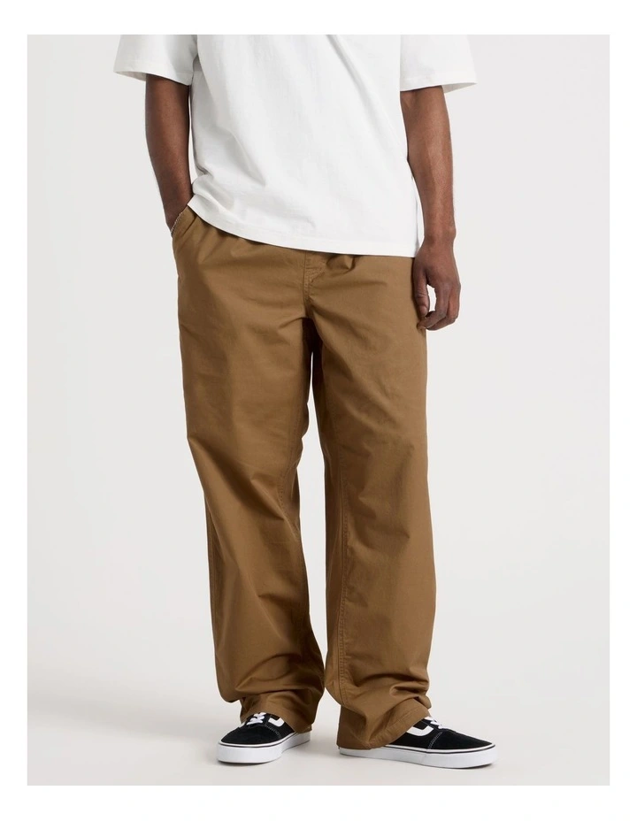 Wide Leg Lightweight Pant in Brown image 2