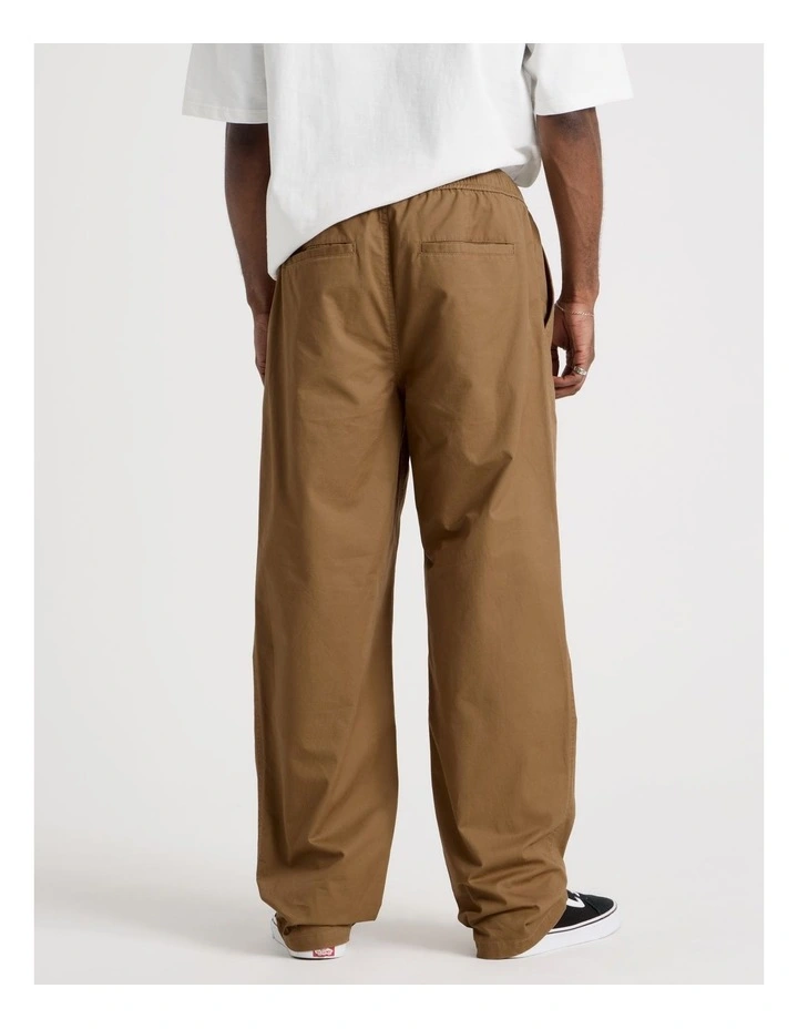 Wide Leg Lightweight Pant in Brown image 5