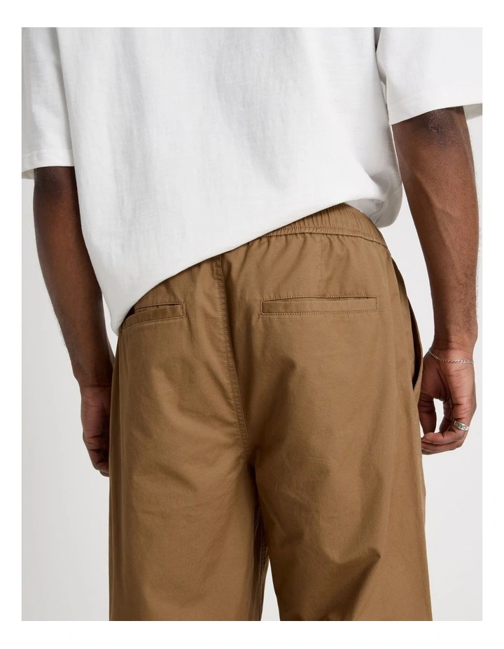 Wide Leg Lightweight Pant in Brown image 6