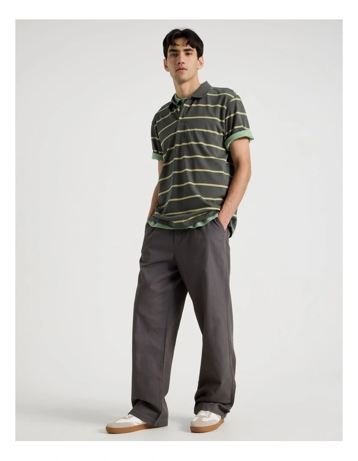 Wide Leg Chino Pant in Grey image 1