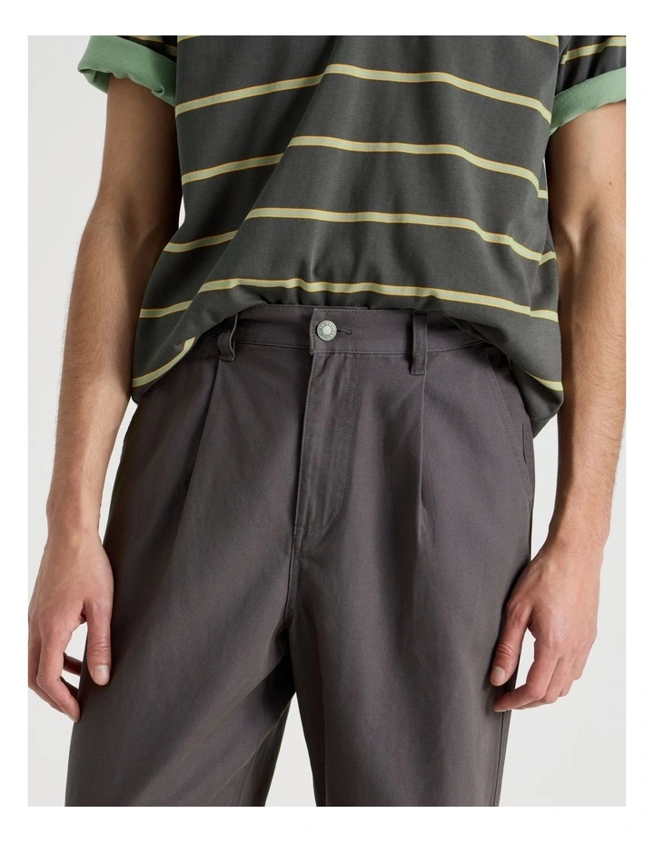 Wide Leg Chino Pant in Grey image 4