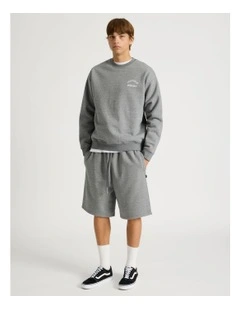 Core Logo Sweat Shorts in Grey