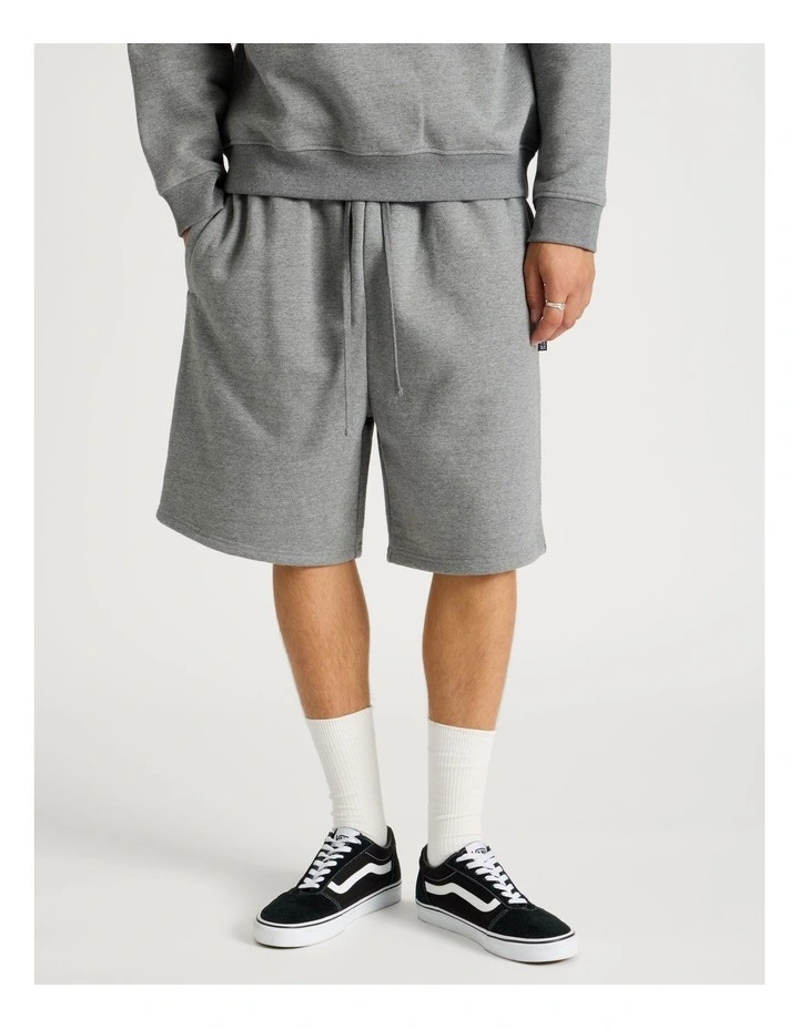 Core Logo Sweat Shorts in Grey image 2