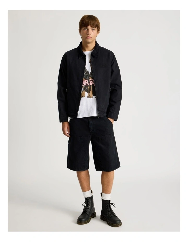 Workwear Shorts in Black image 1