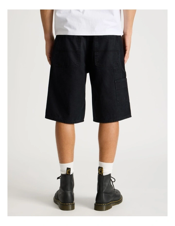 Workwear Shorts in Black image 5