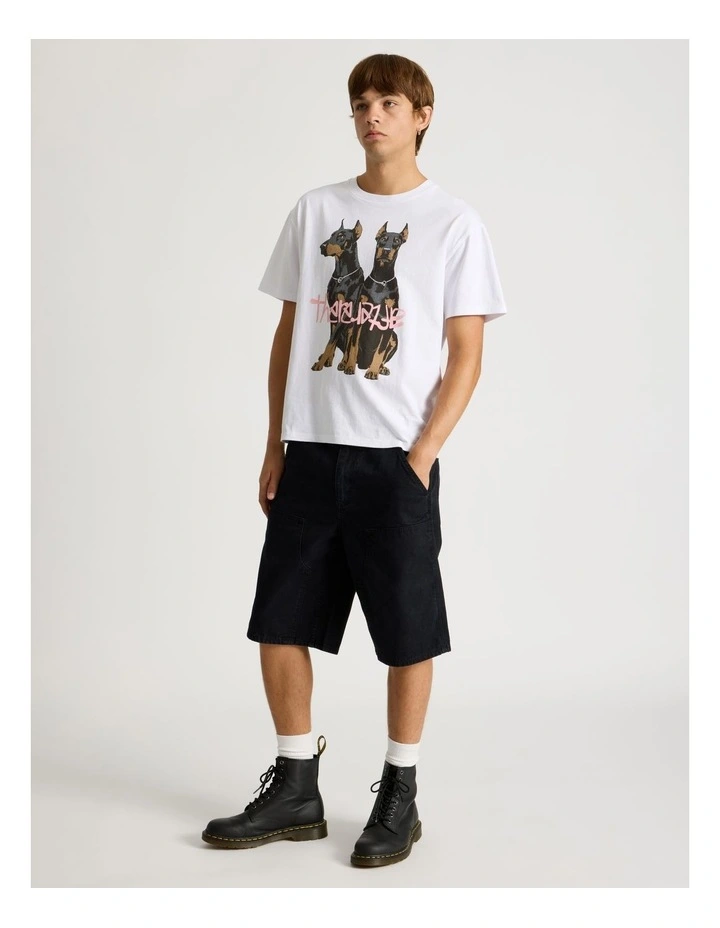 Workwear Shorts in Black image 7