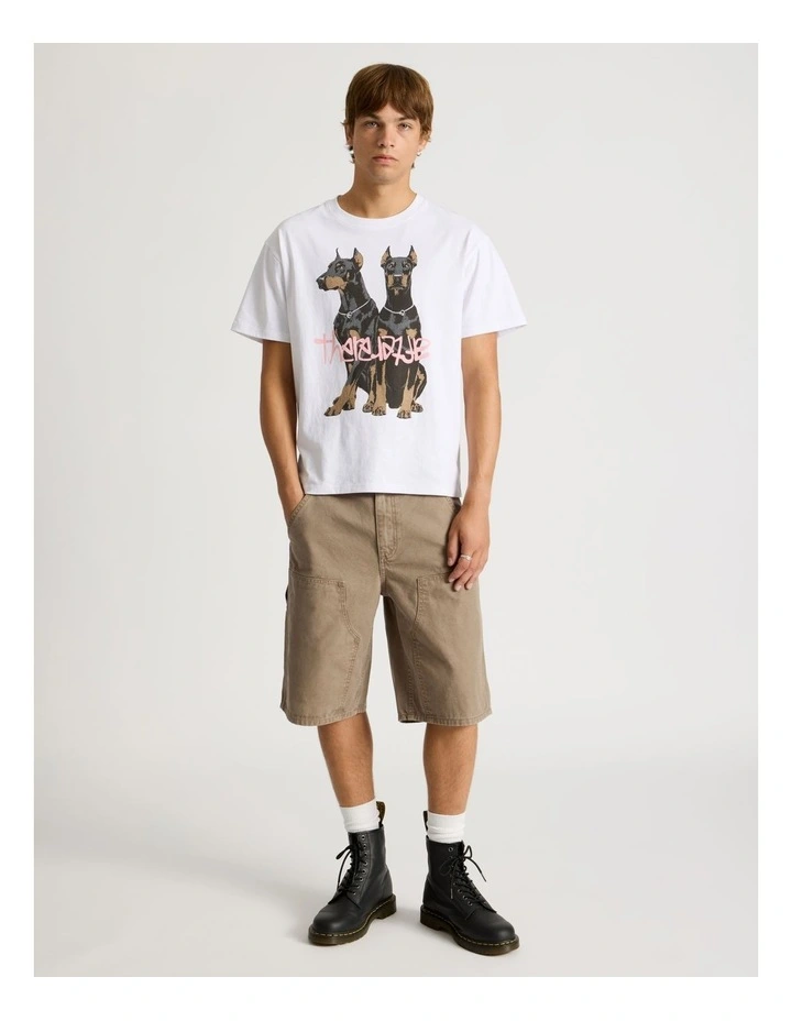 Workwear Short in Sand image 3