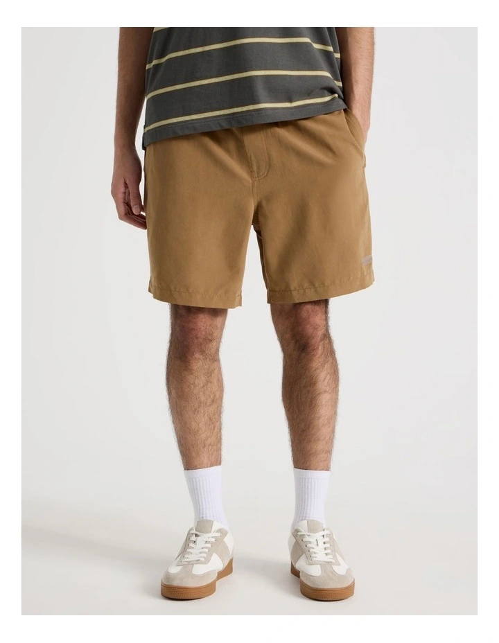 Light Weight Duo Short in Brown image 3
