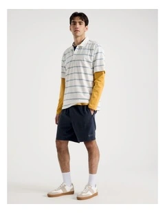 Light Weight Duo Short in Navy