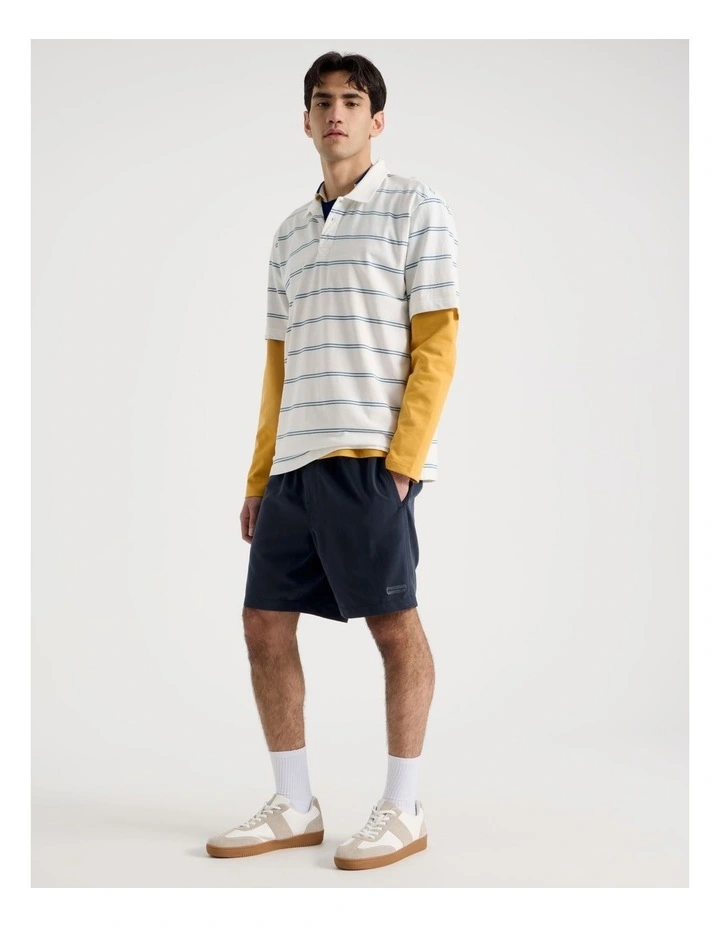 Light Weight Duo Short in Navy image 1