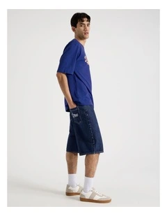 Denim Jort in Denim