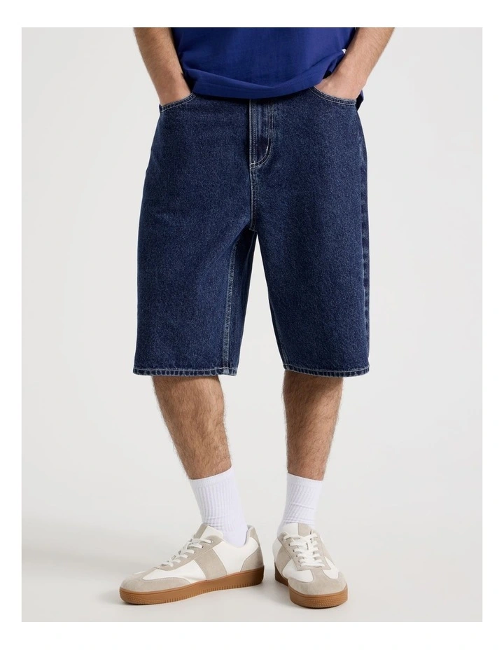 Denim Jort in Denim image 2