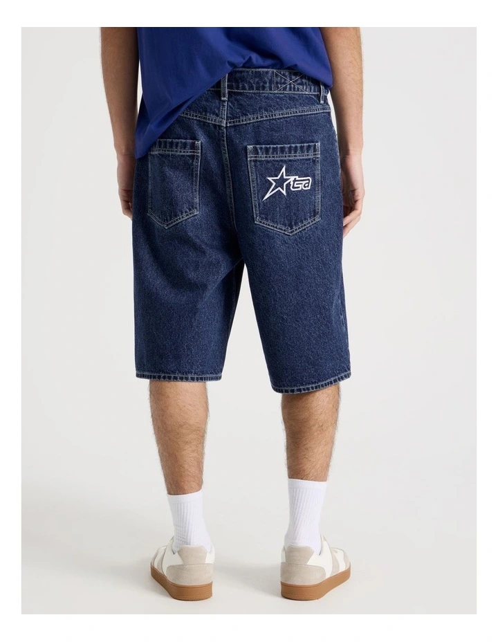 Denim Jort in Denim image 5
