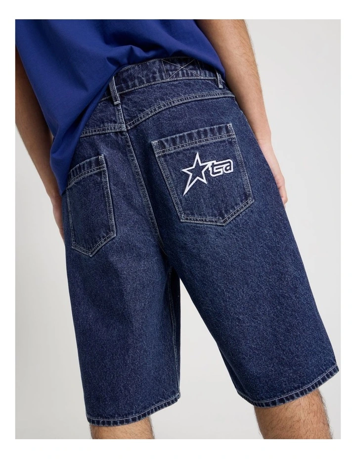 Denim Jort in Denim image 6