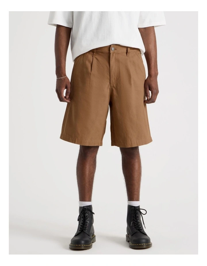Chino Short in Brown image 2