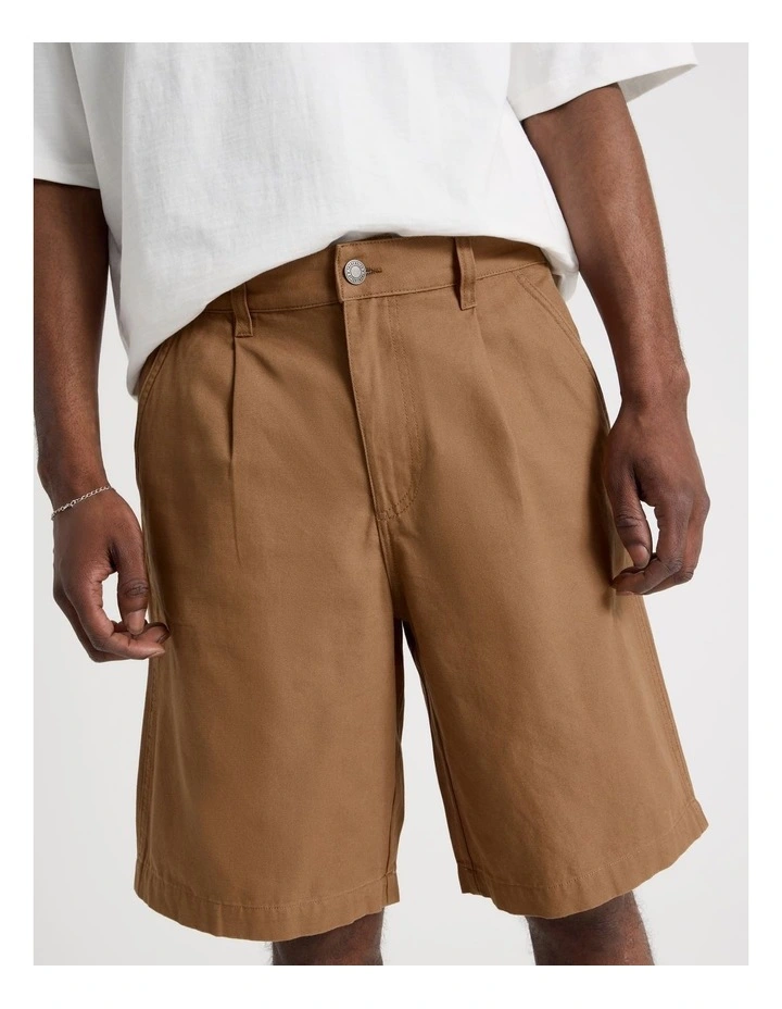 Chino Short in Brown image 4