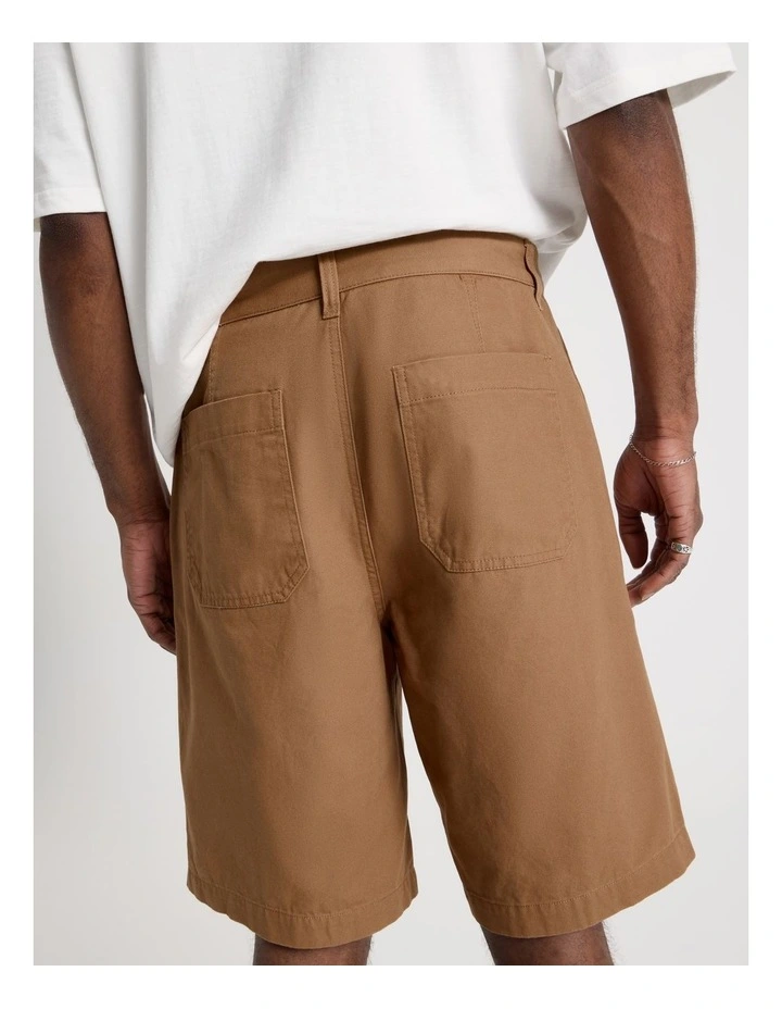 Chino Short in Brown image 6
