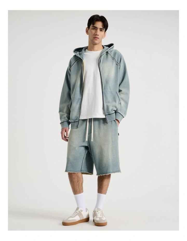Wash Terry Short in Blue image 1