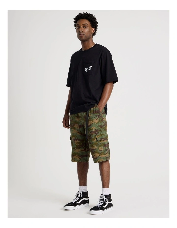 Rip Stop Cargo Short in Camo image 3