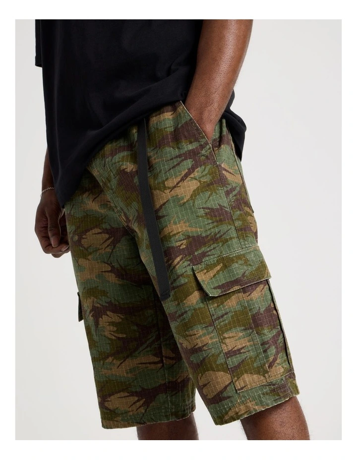 Rip Stop Cargo Short in Camo image 4