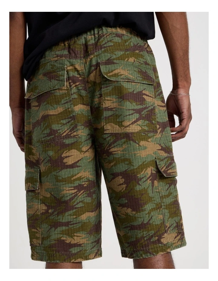 Rip Stop Cargo Short in Camo image 6
