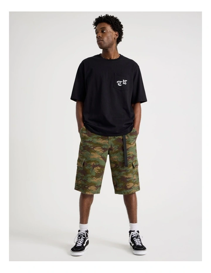 Rip Stop Cargo Short in Camo image 7