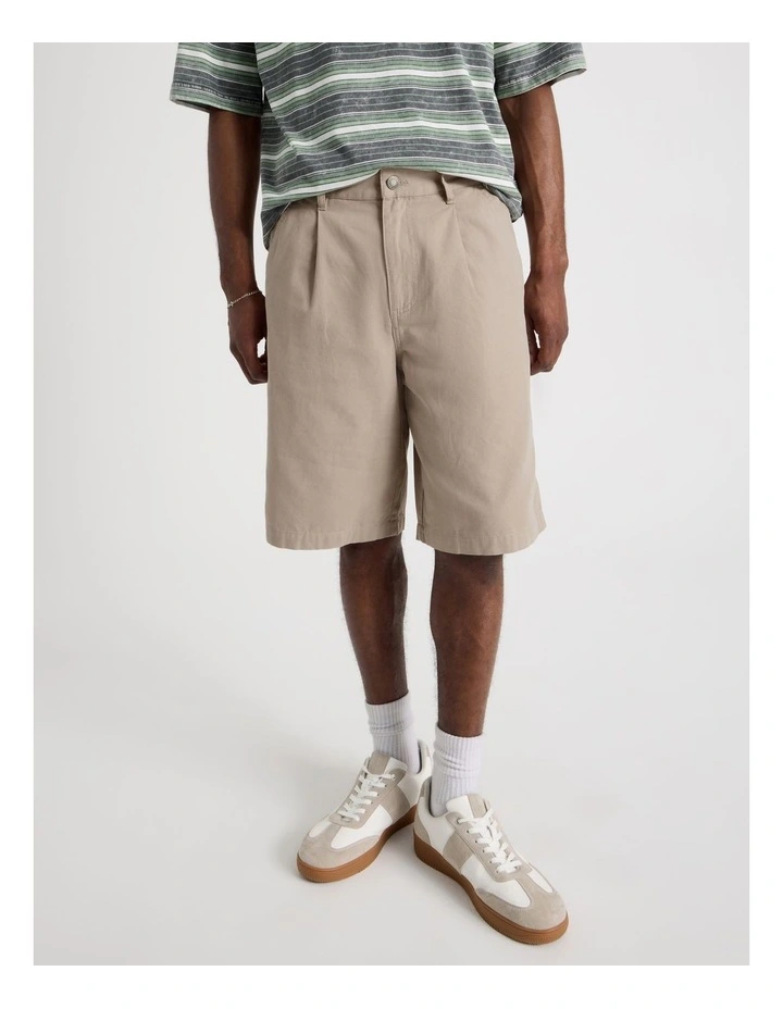 Chino Shorts in Taupe image 2