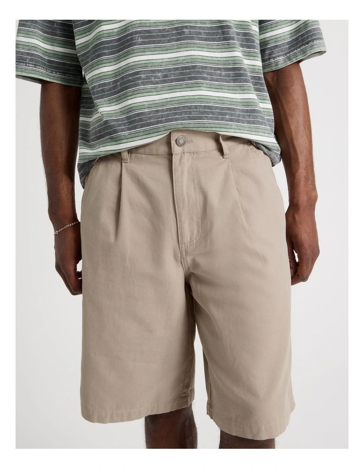 Chino Shorts in Taupe image 4