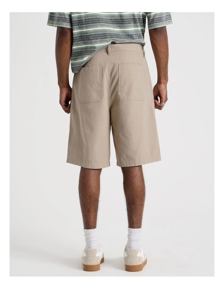 Chino Shorts in Taupe image 5