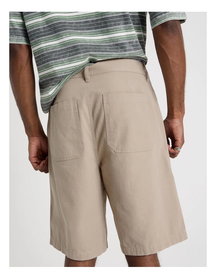 Chino Shorts in Taupe image 6