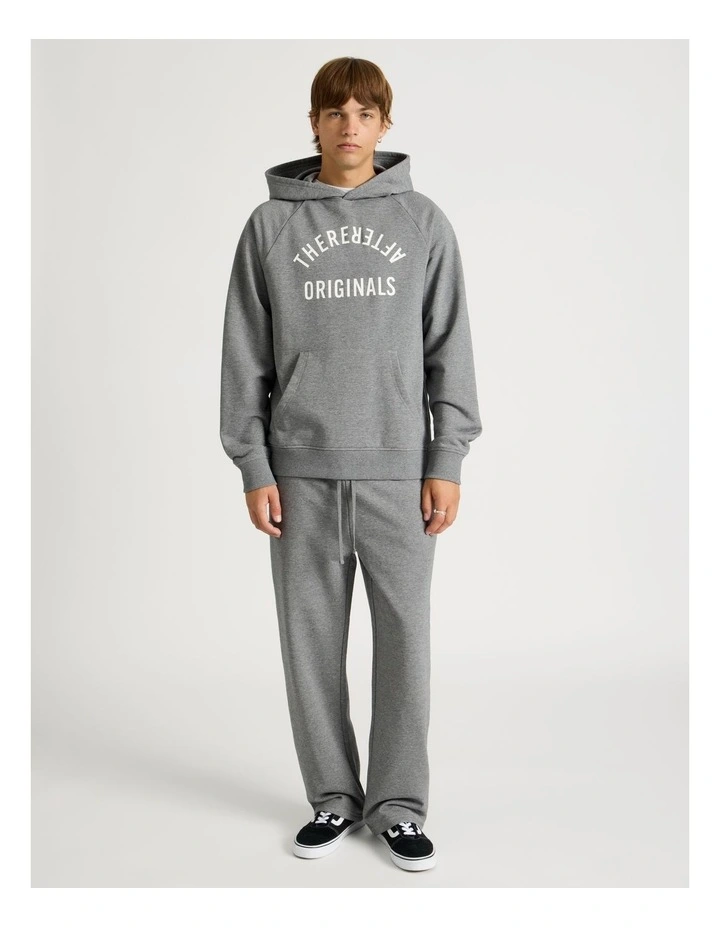 Core Wide Leg Terry Track Pants Grey image 6