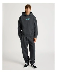 Core Elastic Cuff Track Pants in Charcoal