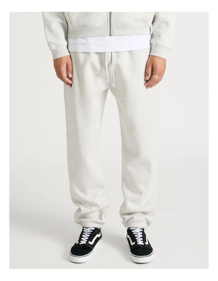 Core Elastic Cuff Track Pants in Grey image 2