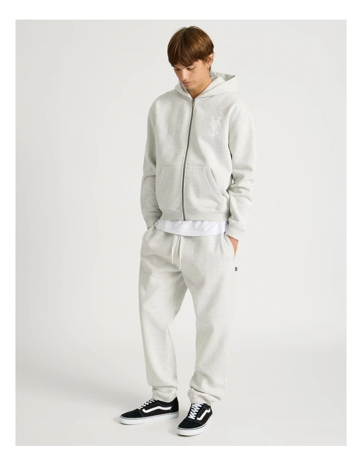 Core Elastic Cuff Track Pants in Grey image 3