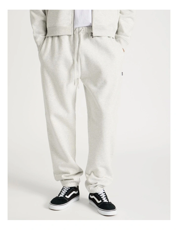 Core Elastic Cuff Track Pants in Grey image 4