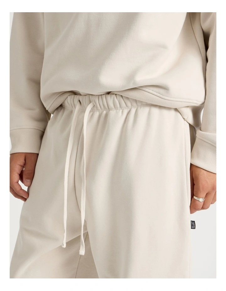 Core Elastic Cuff Track Pants in Stone image 5