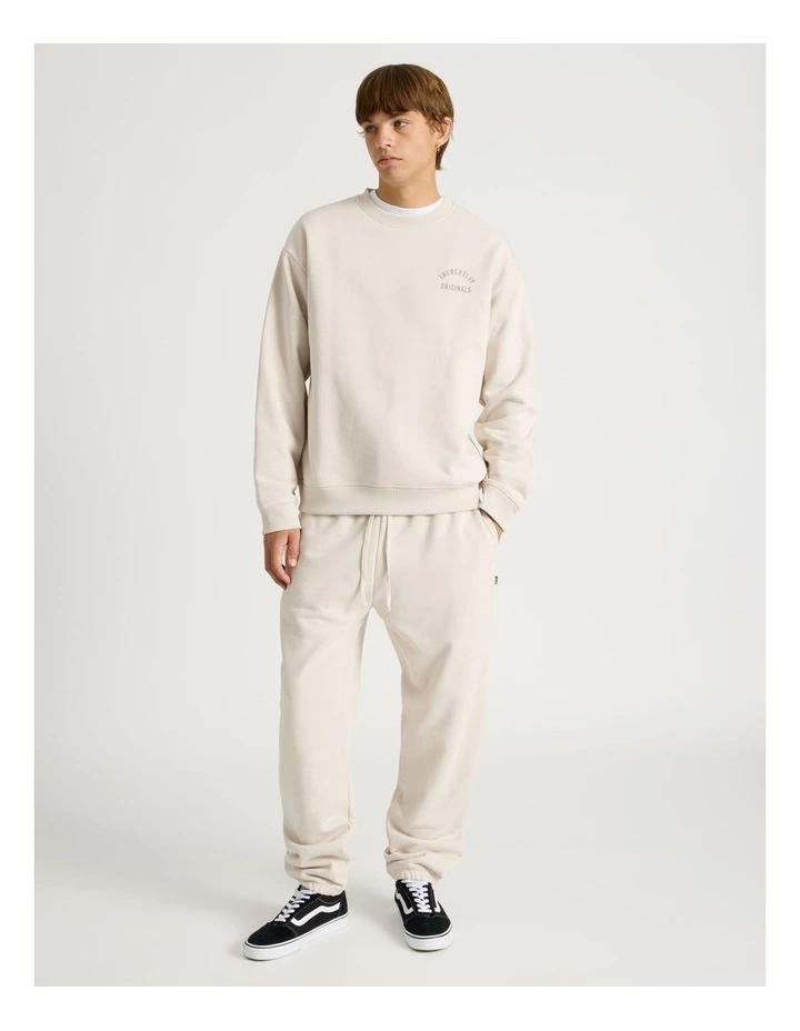 Core Elastic Cuff Track Pants in Stone image 6
